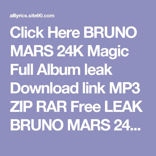 Bruno Mars Unorthodox Jukebox Download Zip Mp3